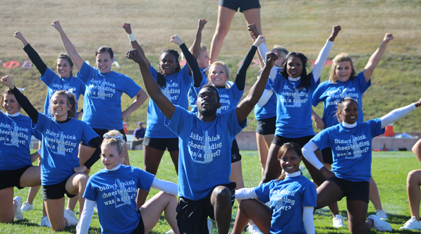 Cheer Places Third in Small Cheer Co-Ed Category