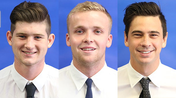 Men's Soccer Places Three on All-Heart Team