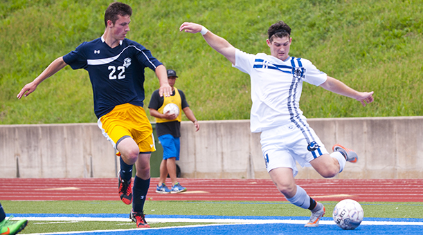 Men's Soccer Upset Bid Comes Up Short In Overtime