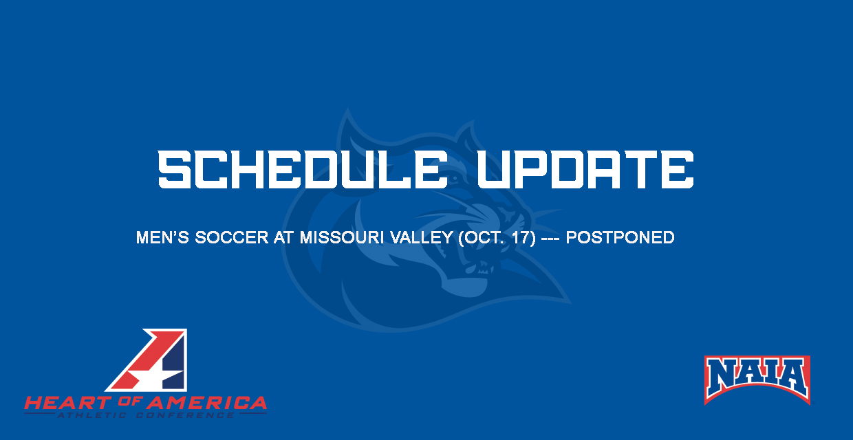 Men's Soccer Game at Missouri Valley Postponed