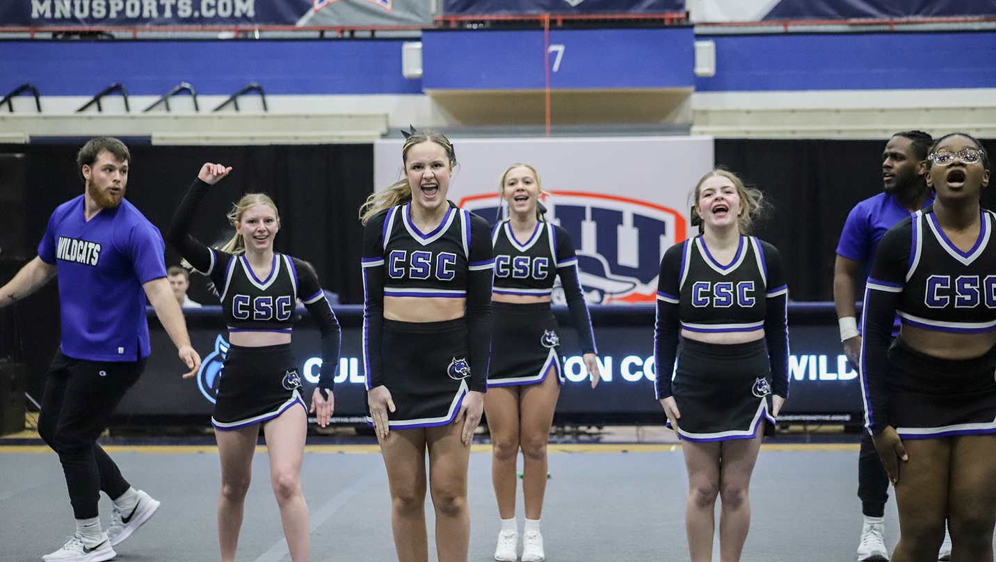 Cheer Places Ninth in Return to Heart Championships
